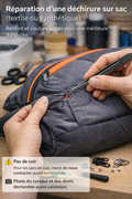 Réparation déchirure (sac)