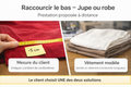 Raccourcir le bas – Jupe ou robe