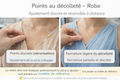 Points au décolleté – Robe